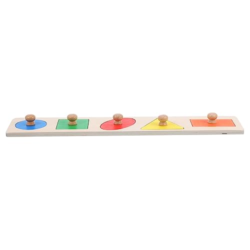 KOMBIUDA Puzzle-Set Für Kleinkinder Mit Holzknöpfen Für Die Früherziehung Und Kognitive Entwicklung von KOMBIUDA