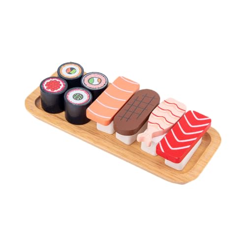 KOMBIUDA Lernspielzeug Für Jungen Und Mädchen 1 Set Sushi-spielzeugset Rollenspielmaterial Spielzeug Und Küchenspielzeug Für Mädchen von KOMBIUDA