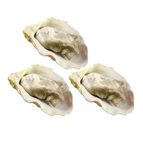 3st Oyster-Modell Strand Krabbe Essen Zubehör Kaurimuscheln Auster Muscheln Zum Basteln Fisch Künstliche Nahrung Meeresfrüchte-Foto-Requisite PVC KOMBIUDA 3st Oyster-Modell Strand Krabbe Essen Zubehör Kaurimuscheln Auster Muscheln Zum Basteln Fisch Künstliche Nahrung Meeresfrüchte-Foto-Requisite PVC KOMBIUDA von KOMBIUDA