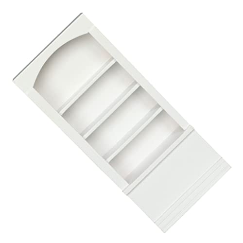 Bücherregal Vitrine Bausatz Miniatur Mädchen Puppe Teenager Neon Weiß Holz KOMBIUDA von KOMBIUDA