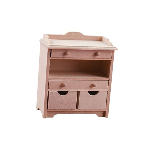 KOMBIUDA 1/12 Miniatur Schrank Für Puppenhaus öbel Dekorative Figuren Und Accessoires Für Die Puppenwelt Ideal Für Kreative Foto Layouts Und Spielzeuggestaltung von KOMBIUDA