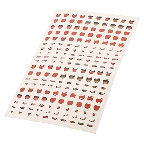 KOMBIUDA 1 Blatt Mundaufkleber Meerschweinchen Sonde Kleinkinderspielzeug Feng Shui Schweinchen Schlüsselanhänger Behälter Zubehör Stifttasche Kaubonbondose Behälter Scrapbook von KOMBIUDA