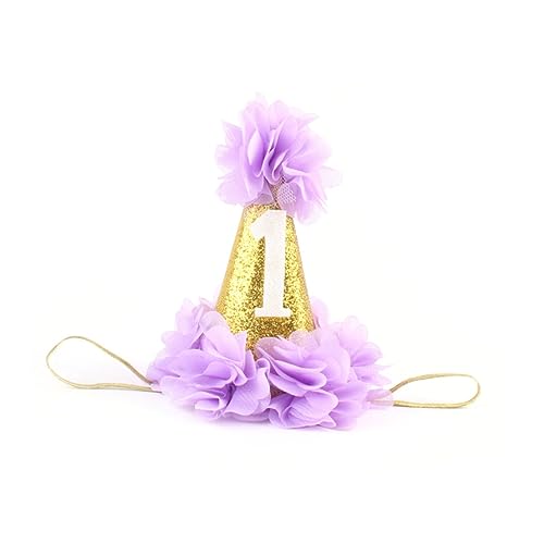 KOMBIUDA 1 Jahr Geburtstag Krone Baby Mädchen Haarband 1 Jahr Party Kopfschmuck Zubehör KOMBIUDA 1 Jahr Geburtstag Krone Baby Mädchen Haarband 1 Jahr Party Kopfschmuck Zubehör von KOMBIUDA