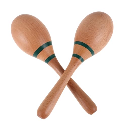 KOMBIUDA 1 Paar Maracas für Holz Percussion Instrumente für Rhythmus und Musikförderung Sicher und Einfach zu Bedienen für Frühkindliche Bildung und Orff Pädagogik KOMBIUDA 1 Paar Maracas für Holz Percussion Instrumente für Rhythmus und Musikförderung Sicher und Einfach zu Bedienen für Frühkindliche Bildung und Orff Pädagogik von KOMBIUDA
