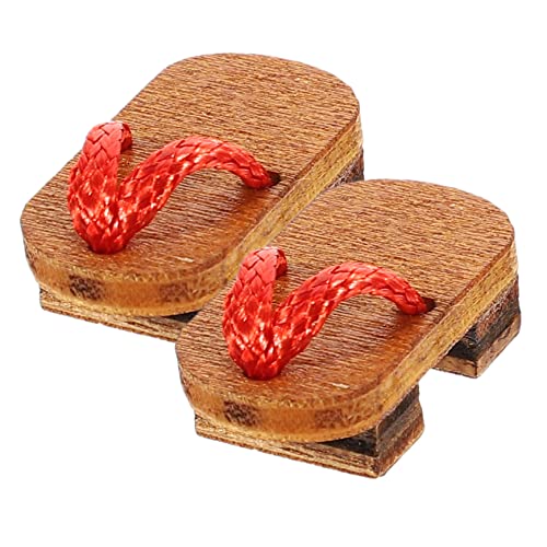 KOMBIUDA 1 Paar Mini-Clog-Hausschuhe Simulations-Holzschuhe Miniatur-holzschuhmodell Holzschuhdekor Mini-hauszubehör KOMBIUDA 1 Paar Mini-Clog-Hausschuhe Simulations-Holzschuhe Miniatur-holzschuhmodell Holzschuhdekor Mini-hauszubehör von KOMBIUDA