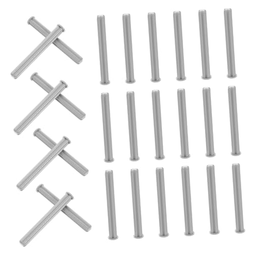 KOMBIUDA 1 Packung Bausteinteile für bastelmaterial technisches kreatives Ersatzachse für Bausteine Ersatzwelle zum Bauen von Ziegeln Plastik Grey von KOMBIUDA