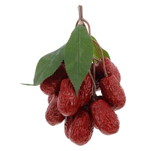 KOMBIUDA Künstliche rote Datteln Schnur aus künstlichen Jujube-Requisiten zum Basteln und für pädagogische Zwecke KOMBIUDA Künstliche rote Datteln Schnur aus künstlichen Jujube-Requisiten zum Basteln und für pädagogische Zwecke von KOMBIUDA