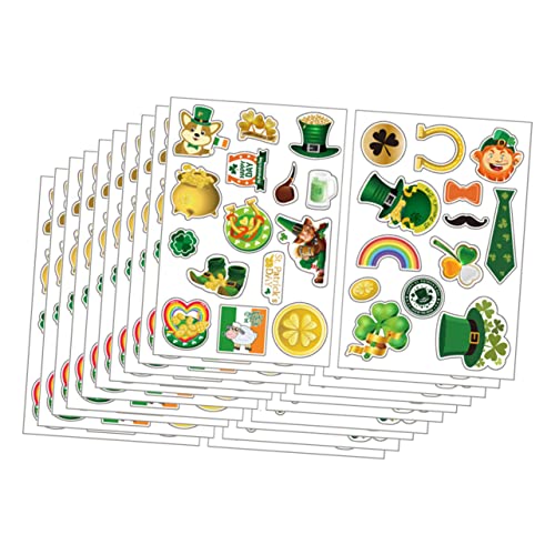 KOMBIUDA 40 Stück St. Patricks Day Aufkleber Papieraufkleber Grüne Box Aufkleber Gesicht Aufkleber Für Feier KOMBIUDA 40 Stück St. Patricks Day Aufkleber Papieraufkleber Grüne Box Aufkleber Gesicht Aufkleber Für Feier von KOMBIUDA