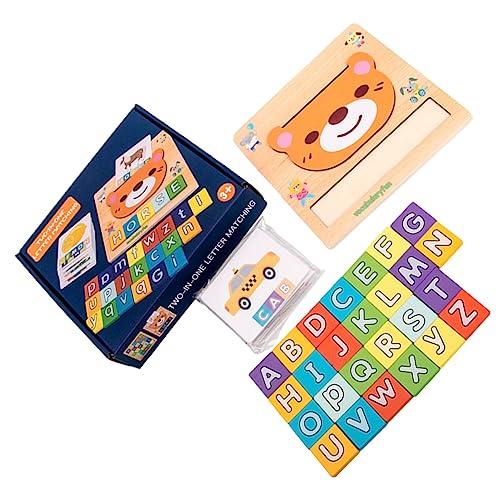 KOMBIUDA 1 Satz Alphabet-worträtsel Babyspielzeug Wortzuordnungsspiele Buchstabierspielzeug Passendes Spielspielzeug Rechtschreibrätsel Lernkarte Buchstabierspiele Aus Holz Hölzern KOMBIUDA 1 Satz Alphabet-worträtsel Babyspielzeug Wortzuordnungsspiele Buchstabierspielzeug Passendes Spielspielzeug Rechtschreibrätsel Lernkarte Buchstabierspiele Aus Holz Hölzern von KOMBIUDA