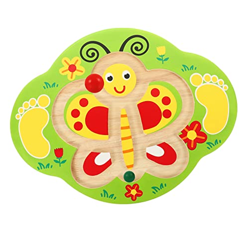 KOMBIUDA 1 Satz Balanceboard für matschig Planke zappeln Puzzle flattern Kleinkind Wippe ausbalancieren Wippende Ausgleichsplatte Wippe balancieren Kinderwippe Holz von KOMBIUDA