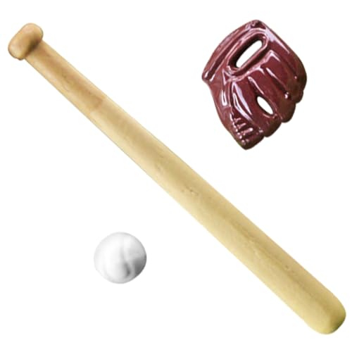 KOMBIUDA 1 Satz Baseball-Simulation für kinderspielzeug Toys for Children Toys spielsachen Mini-Sportbälle zum Basteln Mini-Baseball-Kit Puppenzubehör hölzern KOMBIUDA 1 Satz Baseball-Simulation für kinderspielzeug Toys for Children Toys spielsachen Mini-Sportbälle zum Basteln Mini-Baseball-Kit Puppenzubehör hölzern von KOMBIUDA