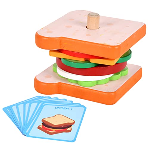 KOMBIUDA 1 Satz Burger- Feinmotorisches Passende Lebensmittel Interessantes Kinderspielzeug Lebensmittelspielzeug Für Desktop- Für Holz KOMBIUDA 1 Satz Burger- Feinmotorisches Passende Lebensmittel Interessantes Kinderspielzeug Lebensmittelspielzeug Für Desktop- Für Holz von KOMBIUDA