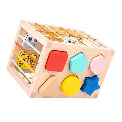 KOMBIUDA 1 Satz Cesare- für kinderspielzeug holzstücke Toys holzspielzeug Formspielzeug Tierspielzeug für Kleinkinder -Aktivitätswürfel hölzern KOMBIUDA 1 Satz Cesare- für kinderspielzeug holzstücke Toys holzspielzeug Formspielzeug Tierspielzeug für Kleinkinder -Aktivitätswürfel hölzern von KOMBIUDA