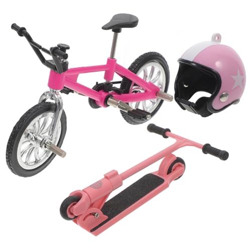 KOMBIUDA 1satz Miniatur Fahrradhelm Für Puppenhaus Simulation Fahrrad Scooter Deko Modell Für Kinderzimmer Fotografie Als Puppenhaus Zubehör von KOMBIUDA