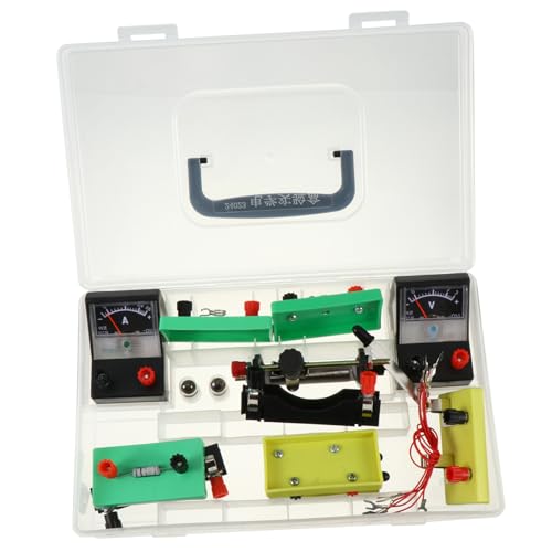 KOMBIUDA 1 Satz Elektrizitätsexperimente für die Realschule erziehungswissenschaftliche Baukästen Ausrüstung Physik Experimentierkasten Physik Experimentierkoffer Experimentiergeräte PVC von KOMBIUDA