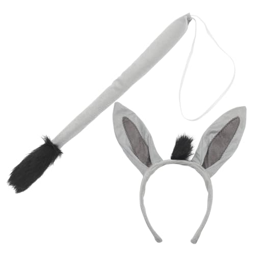 KOMBIUDA Eselkostüm Stirnband und Set Attraktive Tierschwänze für Partys KOMBIUDA Eselkostüm Stirnband und Set Attraktive Tierschwänze für Partys von KOMBIUDA