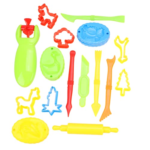 KOMBIUDA Farbige Tonwerkzeuge Satz Für DIY-tonformen Plastilin-Werkzeuge Für Kinder Formspielzeug Aus Material Für Langlebige Nutzung von KOMBIUDA
