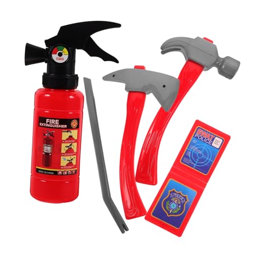 KOMBIUDA 1 Satz Feuerwehrspielzeug Hinterhof Kinderspielzeug Kleinkind Feuerwehrmann für für Cosplay-Zubehör für Rollenspiel- Abs rot KOMBIUDA 1 Satz Feuerwehrspielzeug Hinterhof Kinderspielzeug Kleinkind Feuerwehrmann für für Cosplay-Zubehör für Rollenspiel- Abs rot von KOMBIUDA