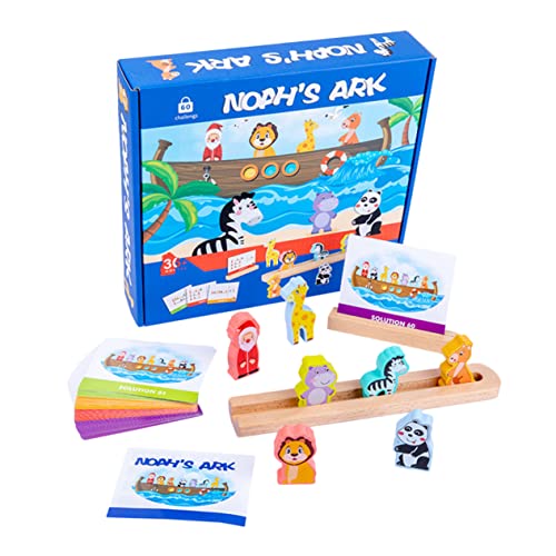 KOMBIUDA 1 Satz Früherziehung Arche Noah Lernspielzeug für Sortierspiel Puzzle rätselbuch pädagogisches für Bausteine hölzern KOMBIUDA 1 Satz Früherziehung Arche Noah Lernspielzeug für Sortierspiel Puzzle rätselbuch pädagogisches für Bausteine hölzern von KOMBIUDA
