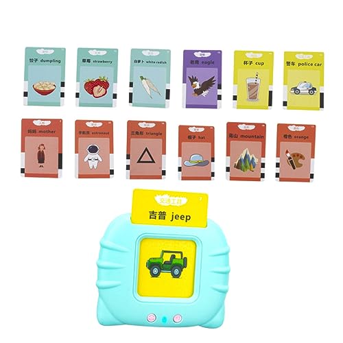 KOMBIUDA 1 Satz Früherziehungsmaschine Vokabel-Memory-Spiel Elektronische Kleinkinderspiele Alphabet- Wortschatz Karteikarten Für Kleinkinder Blue Plastik KOMBIUDA 1 Satz Früherziehungsmaschine Vokabel-Memory-Spiel Elektronische Kleinkinderspiele Alphabet- Wortschatz Karteikarten Für Kleinkinder Blue Plastik von KOMBIUDA