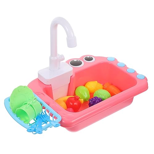 KOMBIUDA 1 Satz Geschirrspülspielzeug für Kitchen Toys for kinderküche waschbecken spülmaschine Geschirrspülen Spülbecken mit fließendem Wasser Plastik Rosa KOMBIUDA 1 Satz Geschirrspülspielzeug für Kitchen Toys for kinderküche waschbecken spülmaschine Geschirrspülen Spülbecken mit fließendem Wasser Plastik Rosa von KOMBIUDA