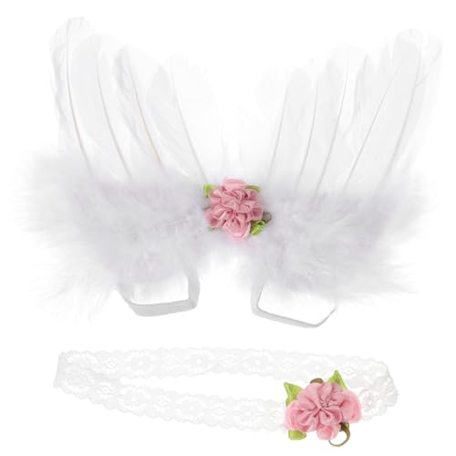 KOMBIUDA 1 Satz Haarschmuck für Babys Fee Flügel Kleinkind Kostüm Cosplay-Stirnband -Girl -Haarbänder Requisiten für die Neugeborenenfotografie Requisiten für Neugeborene Stoff Weiß KOMBIUDA 1 Satz Haarschmuck für Babys Fee Flügel Kleinkind Kostüm Cosplay-Stirnband -Girl -Haarbänder Requisiten für die Neugeborenenfotografie Requisiten für Neugeborene Stoff Weiß von KOMBIUDA