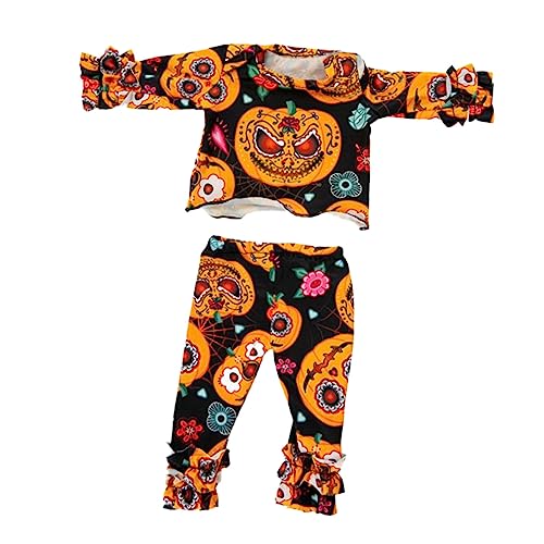 KOMBIUDA 1 Satz Halloween-Puppenkleidung entzückende Puppen-Outfits 18-Zoll-Puppenkleidung amerikanische Puppen-Outfits Puppen-Kürbis-Kleidung Stoff Black KOMBIUDA 1 Satz Halloween-Puppenkleidung entzückende Puppen-Outfits 18-Zoll-Puppenkleidung amerikanische Puppen-Outfits Puppen-Kürbis-Kleidung Stoff Black von KOMBIUDA