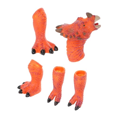 KOMBIUDA 1 Satz Handpuppenspielzeug für kinderspielzeug Kid Toys zappeln Marionette realistische Dinosaurierkrallen Kreative Dinosaurier-Klauenhandschuhe Plastik Orange KOMBIUDA 1 Satz Handpuppenspielzeug für kinderspielzeug Kid Toys zappeln Marionette realistische Dinosaurierkrallen Kreative Dinosaurier-Klauenhandschuhe Plastik Orange von KOMBIUDA