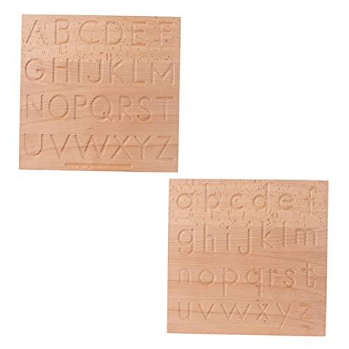 KOMBIUDA 1 Satz Holz Nachzeichnungsbrett Lernspielzeug für Buchstabenerkennung Kreative Frühkindliche Bildung Sicher Chemikalien für Kleine KOMBIUDA 1 Satz Holz Nachzeichnungsbrett Lernspielzeug für Buchstabenerkennung Kreative Frühkindliche Bildung Sicher Chemikalien für Kleine von KOMBIUDA