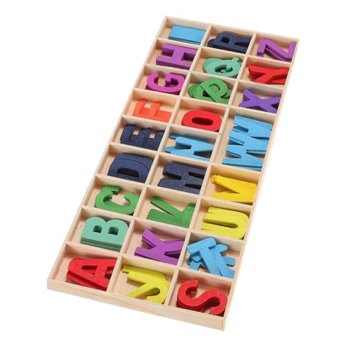 KOMBIUDA 1 Satz Holzbriefspielzeug Cartoon-lernspielzeug Holzblöcke Bildung Kinderspielzeug Alphabet-rätsel Holzbuchstaben Zum Basteln Kompaktes Kinderspielzeug Puzzle-Block Für KOMBIUDA 1 Satz Holzbriefspielzeug Cartoon-lernspielzeug Holzblöcke Bildung Kinderspielzeug Alphabet-rätsel Holzbuchstaben Zum Basteln Kompaktes Kinderspielzeug Puzzle-Block Für von KOMBIUDA