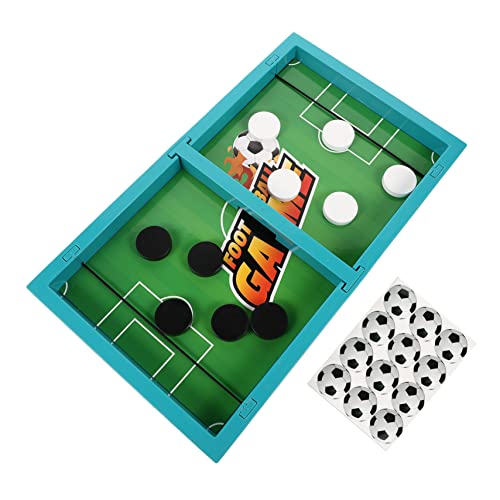 KOMBIUDA 1 Satz Hüpfendes Schachspielzeug sankastenspielsachen Safe Toy Tischhockey outdor Plastikspielzeug schnelles Sling-Puck-Spiel Partybedarf p.s Sky-Blue von KOMBIUDA