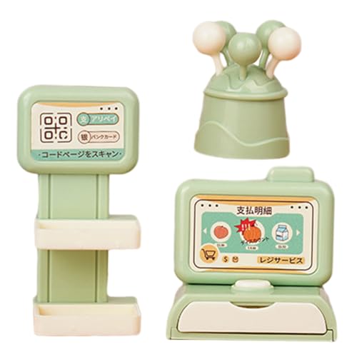 KOMBIUDA 1satz Miniatur Registrierkasse Spielzeug Für Puppenhaus Kompakte Cash Register Requisite Für Rollenspiele Lollipop-Design Fördert Mathematische Fähigkeiten Und Kreativität von KOMBIUDA