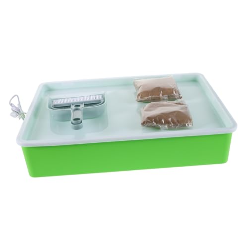 KOMBIUDA 1 Satz Kindersandmalereisplattform Kreativitätsförderung Sicheres Sandspielzeug Vorschule Kreatives Sandmalerei Sandkunsttisch Plastik Light Green KOMBIUDA 1 Satz Kindersandmalereisplattform Kreativitätsförderung Sicheres Sandspielzeug Vorschule Kreatives Sandmalerei Sandkunsttisch Plastik Light Green von KOMBIUDA