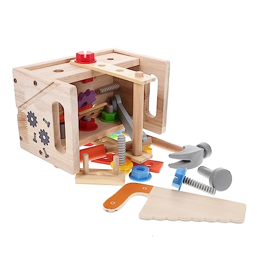 KOMBIUDA Pädagogisches Werkzeugset Für Jungen Und Mädchen Spielzeug Für Jungen Und Mädchen Handwerkzeugkasten Spielzeug Lernspielzeug Für Kleinkinder von KOMBIUDA