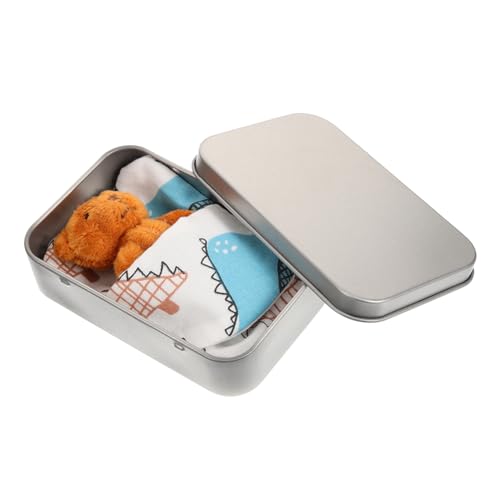 KOMBIUDA 1 Satz Kleine Bärenbox Animal Figures kuschelbären beschwertes Kuscheltier spielsachen Toy taschentücher Mini-Bären- tragen Bärenpuppe für Schwamm von KOMBIUDA