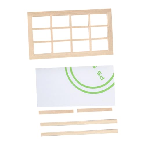 KOMBIUDA 1 Satz Kleines 12-Fenster-Element Kinderspielzeug Miniaturmöbel Spielzeughausdekoration Mini-fenstermodell Miniaturspielzeug Mini-hausornamente Möbelmodell Mini-hausverzierung Holz KOMBIUDA 1 Satz Kleines 12-Fenster-Element Kinderspielzeug Miniaturmöbel Spielzeughausdekoration Mini-fenstermodell Miniaturspielzeug Mini-hausornamente Möbelmodell Mini-hausverzierung Holz von KOMBIUDA
