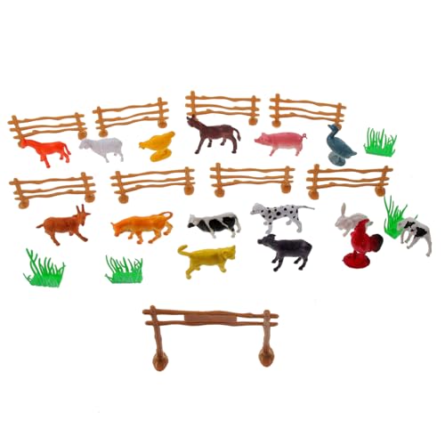 KOMBIUDA 1 Satz Kleines Bauernhoftier-modellset Mini -farmspielzeug Simulationsfarm-kit Miniatur-landwirtschaftswerkzeuge Mini-Bauernhof-bausatz Für Tiere Mini-Farm-Tool Plastik KOMBIUDA 1 Satz Kleines Bauernhoftier-modellset Mini -farmspielzeug Simulationsfarm-kit Miniatur-landwirtschaftswerkzeuge Mini-Bauernhof-bausatz Für Tiere Mini-Farm-Tool Plastik von KOMBIUDA