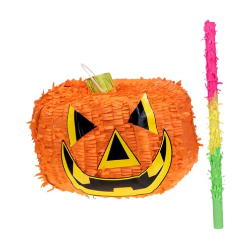 KOMBIUDA Kürbis Und Stab Halloween Für Partyzubehör Deko von KOMBIUDA