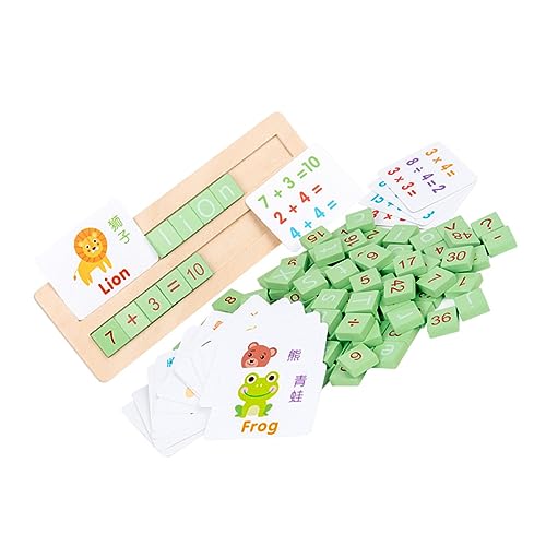 KOMBIUDA 1 Satz Lernspielzeug für Holz Alphabet Pädagogisches Buchstabenerkennung für Vorschule und Schulanfang und Sicher von KOMBIUDA