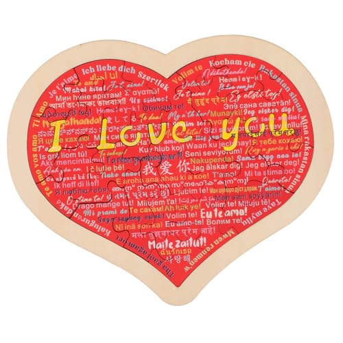 KOMBIUDA 1satz Valentinstag Puzzle Spielzeug Dich Pädagogisches Puzzle Für Mädchen Selbstvertrauen Und Hand-Augen-koordination von KOMBIUDA