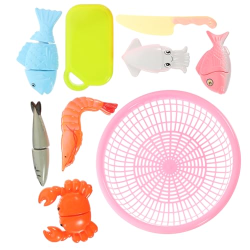 KOMBIUDA 1 Satz Meeresfrüchte schneiden kinderspielzeug für DIY- Lernspielzeug kinderknallzeug Spielhaus Kinderspielspielzeug Plastik Colorful von KOMBIUDA