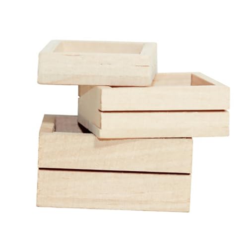KOMBIUDA Mini-holzkorb Für Mini Küchen-Requisite Deko-Accessoire Langlebiges Holz Satz Mit Mini-dekorbox KOMBIUDA Mini-holzkorb Für Mini Küchen-Requisite Deko-Accessoire Langlebiges Holz Satz Mit Mini-dekorbox von KOMBIUDA
