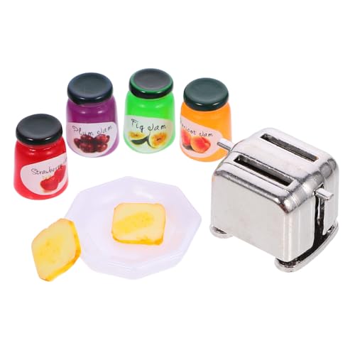 KOMBIUDA 1 Satz Mini-Toaster Modell Eines Mini-brotbackautomaten Simuliertes Küchenspielzeug Mini-brotmaschine Miniatur -stütze Puppenhauszubehör Zarte Mini-hausdekoration Mini-Modell Harz KOMBIUDA 1 Satz Mini-Toaster Modell Eines Mini-brotbackautomaten Simuliertes Küchenspielzeug Mini-brotmaschine Miniatur -stütze Puppenhauszubehör Zarte Mini-hausdekoration Mini-Modell Harz von KOMBIUDA