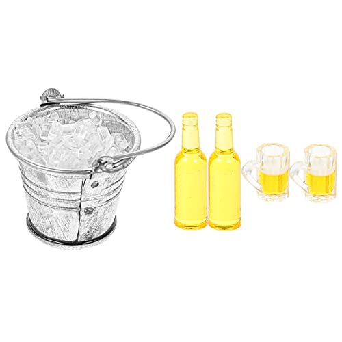 KOMBIUDA 1 Satz Mini-bierset Mini Verzinkte Eimer Miniatur-weinflasche Bierflaschen So Tun, Als Ob Sie Tassen Bier Eimer Getränkeflasche Miniaturhaus Biergläser Mini-eiskübel Harz KOMBIUDA 1 Satz Mini-bierset Mini Verzinkte Eimer Miniatur-weinflasche Bierflaschen So Tun, Als Ob Sie Tassen Bier Eimer Getränkeflasche Miniaturhaus Biergläser Mini-eiskübel Harz von KOMBIUDA