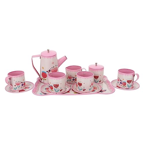 KOMBIUDA 1 Satz Nachmittagstee kinderküche Kitchen Geburtstagsgeschenk Kitchen for mitgebsel Kindergeburtstag Küche Rollenspiel vorgeben Teespielzeug Eisen Rosa KOMBIUDA 1 Satz Nachmittagstee kinderküche Kitchen Geburtstagsgeschenk Kitchen for mitgebsel Kindergeburtstag Küche Rollenspiel vorgeben Teespielzeug Eisen Rosa von KOMBIUDA