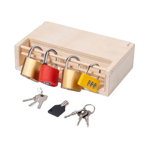KOMBIUDA 1 Satz Öffne die Kiste holzspielzeug lernspielzeug Safe Toy Geduldspielzeug spielzeuge Frühlernendes Entriegelungsspielzeug Lernspielzeug aus Holz hölzern KOMBIUDA 1 Satz Öffne die Kiste holzspielzeug lernspielzeug Safe Toy Geduldspielzeug spielzeuge Frühlernendes Entriegelungsspielzeug Lernspielzeug aus Holz hölzern von KOMBIUDA