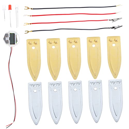 KOMBIUDA 1 Satz Obstbatterie Wissenschaft Experiment Kit für DIY Wissenschaftsprojekte Kreative und Lehrreiche Experimente zur Stromerzeugung für Schule und Zuhause von KOMBIUDA