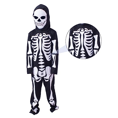 KOMBIUDA 1 Satz Performance-Bekleidung für kinderkostüme halloween kinderkostum halloween Skelett Halloween-Skelett Halloween-Kostüm für Halloween -Body Skelettkostüm KOMBIUDA 1 Satz Performance-Bekleidung für kinderkostüme halloween kinderkostum halloween Skelett Halloween-Skelett Halloween-Kostüm für Halloween -Body Skelettkostüm von KOMBIUDA