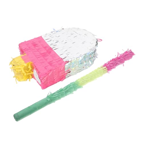 KOMBIUDA 1 Satz Piñata für Kindergeburtstag mit Schläger Lustige Dekorative Piñata zum Befüllen mit Süßigkeiten und Spielzeugen für Partys und Feiern von KOMBIUDA