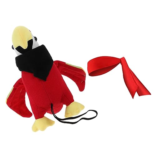 KOMBIUDA 1 Satz Plüsch Dekorationen Kostüm Zubehör Halloween Costume Halloween Kleidung Fasching Kleidung Halloween kostün Schulterpapagei-Modell Künstliche Papageienpuppe PP Baumwolle von KOMBIUDA
